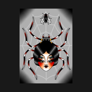 Spider Lady Print T-Shirt