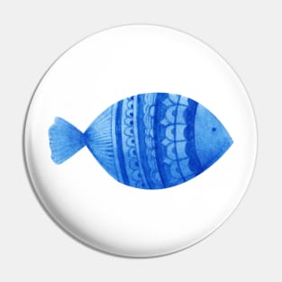 blue fish Pin