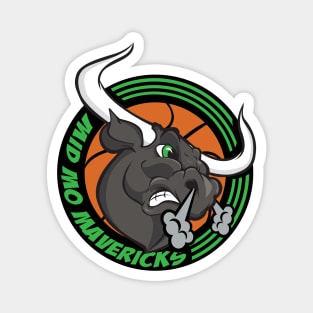 Mavericks Snorting Logo Magnet