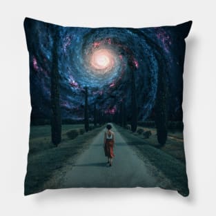 Walking out of this world Pillow