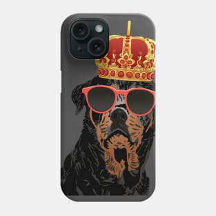 Thug Life King Rottweiler for Rottweiler Parents Phone Case