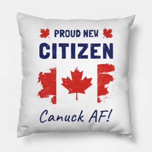 Proud New Canadian Citizen. Citizenship Ceremony. Pillow