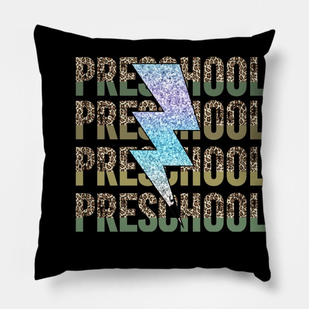 Preschool Teacher Mom Pillow by DesingHeven