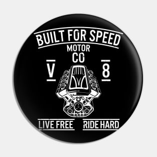 Built For Speed Pin