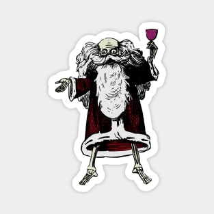 Skeleton Santa Claus Magnet