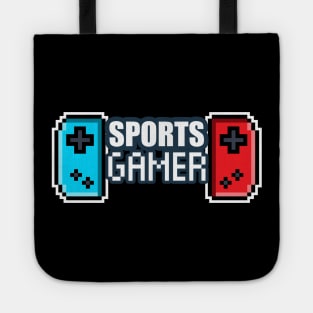 Sports Gamer - 8-bit Retro Pixel Classic Nostalgia Video Games Tote