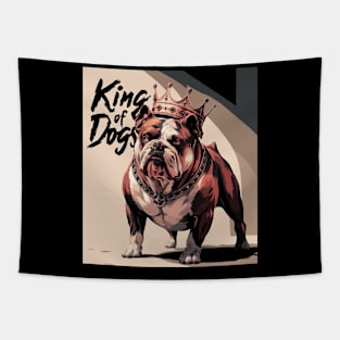 American Bulldog, King Of Dogs Tapestry