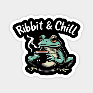 Ribbit & Chill Frog Comfort Magnet