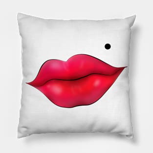 Red lips Pillow