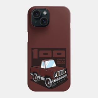 Candy Red Sunfire Poly - D-100 (1978 - White-Based) Phone Case