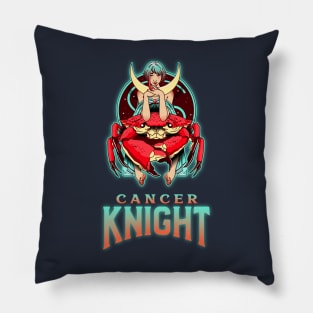 Zodiac Cancer Knight Pillow