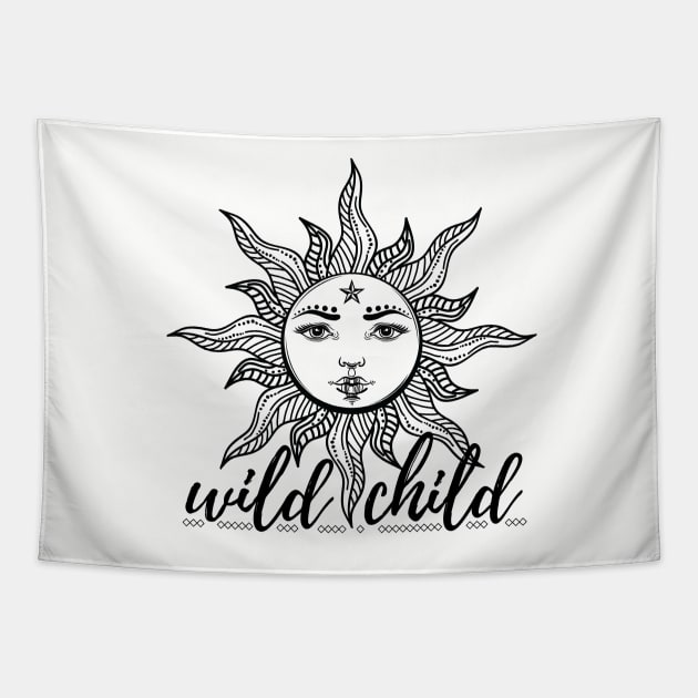 Wild Child Tapestry by thefunkysoul