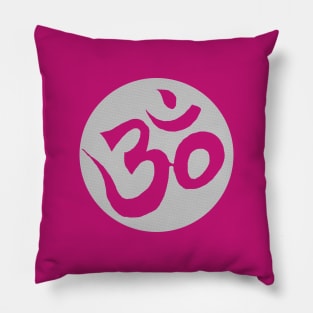 Sacred Spiritual Awakening Om Symbol Pillow