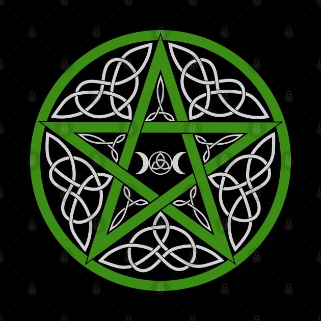 Celtic Pentacle by Wareham Spirals