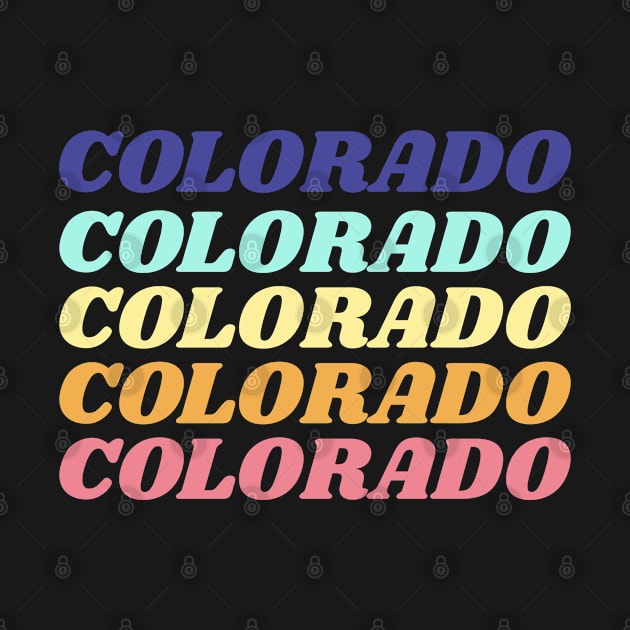 Colorado State Lettering by TayaDesign