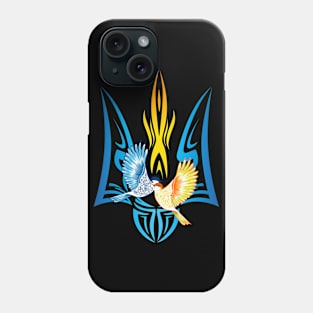 Trident and birds Phone Case