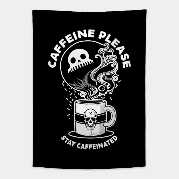 Caffeine Please Tapestry by artslave