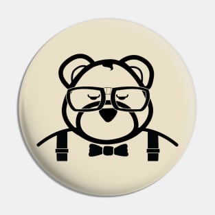 Nerd Bear Pin