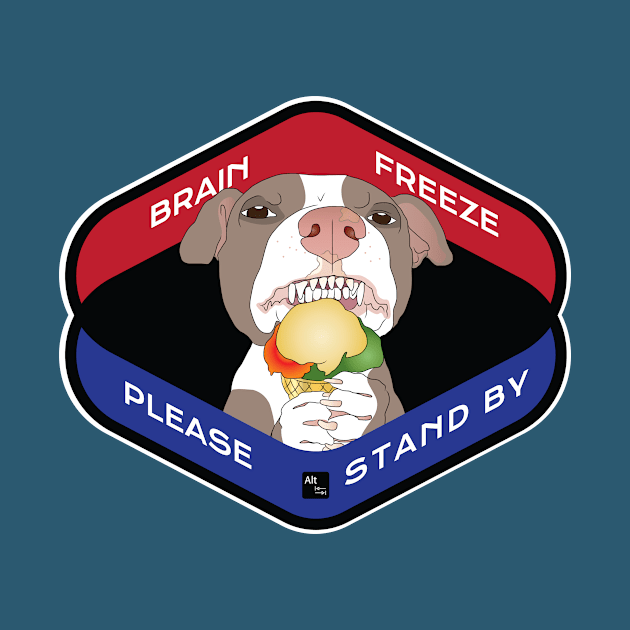 Brain Freeze Pittie by AltTabStudio