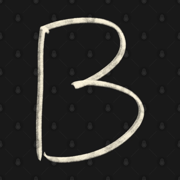 Hand Drawn Letter B by Saestu Mbathi