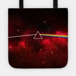 Pink Floyd Dark Side of the Moon Space Red Tote