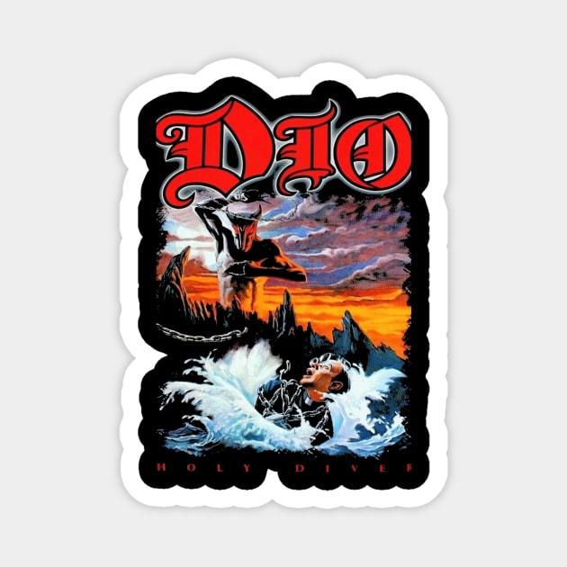 DIO HOLY DIVER MERCH VTG Magnet by Melesz.Ink Tattoo