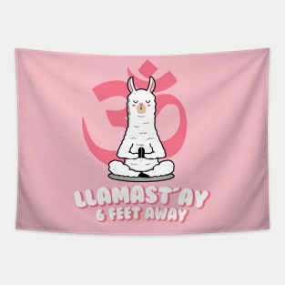 llamastay 6 feet away Tapestry