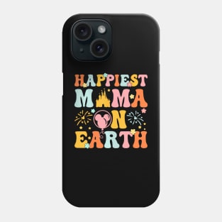 Happiest Mama On Earth  Groovy Mom  Mother's Day Phone Case