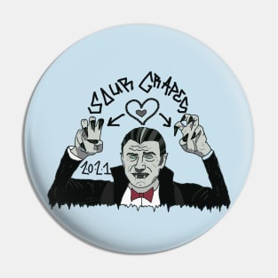 "Drac of Hearts!" Pin