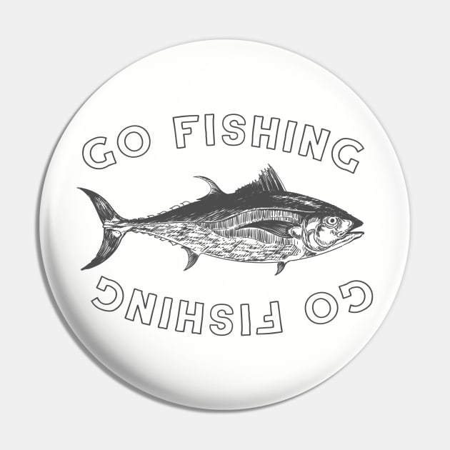 go fishing Pin by GS