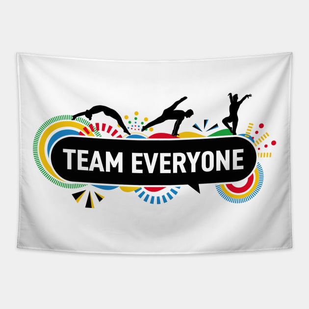 Team Everyone Tapestry by Flipflytumble