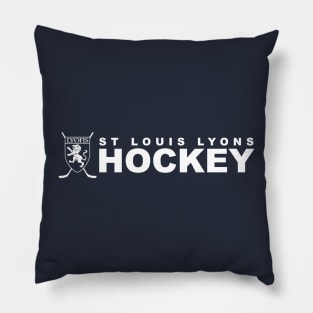 Women hockey and sometimes aquariums Pillow