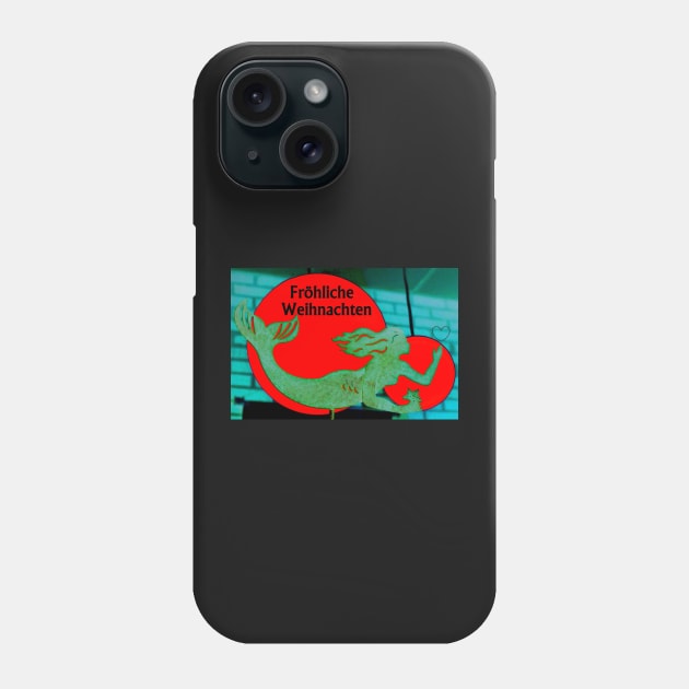 Christmas Mermaid - German Phone Case by BadHabitsLounge