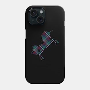 Scottish Plaid Unicorn Scottish Pride Scotland Tartan Phone Case