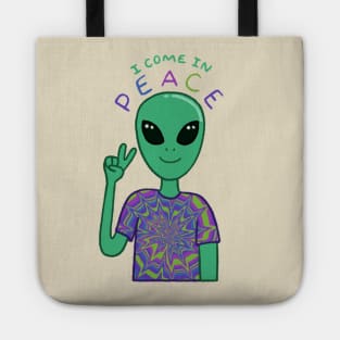 I Come In Peace Tote