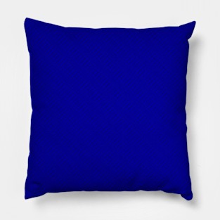 Pattern hexagon blue on black background Pillow