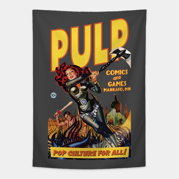 PULP Ax Woman Tapestry by PULP Comics and Games