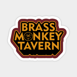 Brass Monkey Tavern Magnet