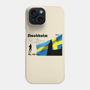 Stockholm marathon Phone Case