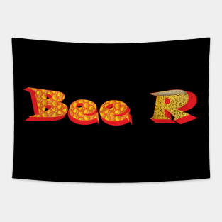 The Buzzed Bee and the Brewed BeerThe Buzzed Bee and the Brewed Beer Tapestry