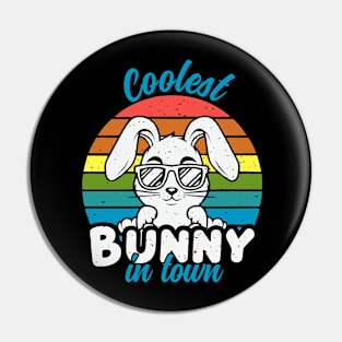 Coolest Bunny in Town Pin