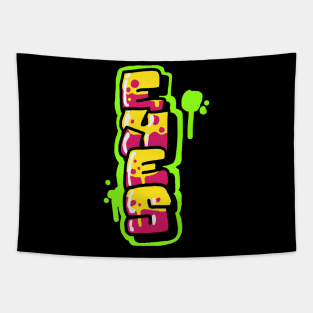 EYES GRAFFITI LOGO Tapestry