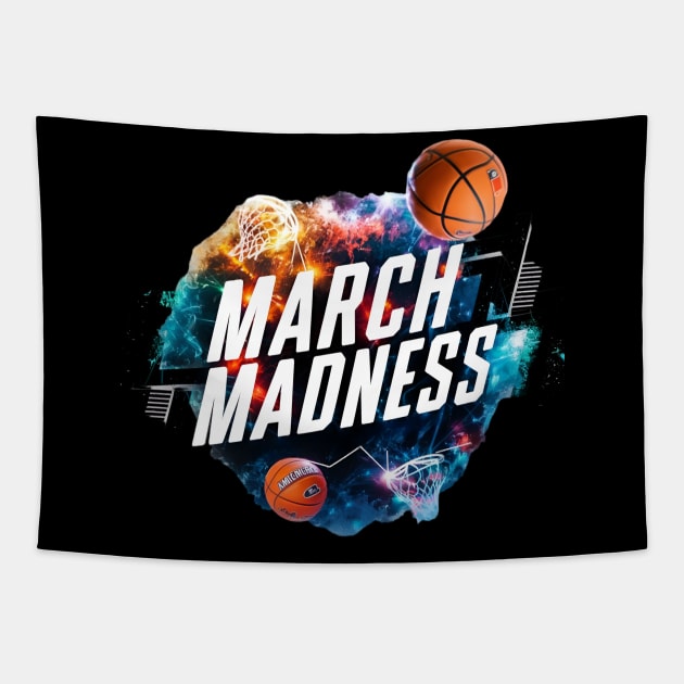 march madness college Tapestry by CreationArt8