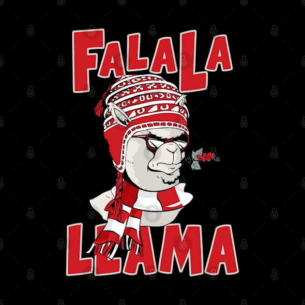 Fa La La Llama Alpaca Christmas by GemenStudio