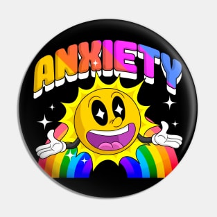 Funny ANXIETY meme Enjoy your Existential Crisis zoomer Nihilistic Pin