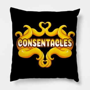 Yellow Consentacles Pillow