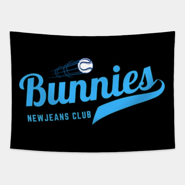 Bunnies NewJeans Club Tapestry by wennstore