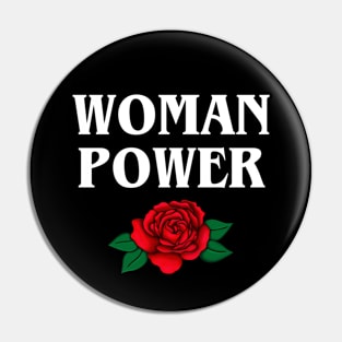 WOMAN POWER // White Pin