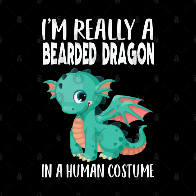 I'm really a bearded dragon in a human costume by BadDesignCo