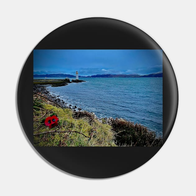 Tobermory Lighthouse Poppies Pin by Graz-Photos